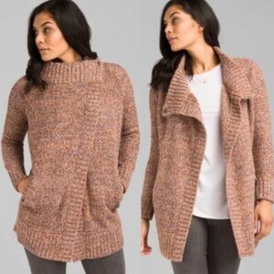 Prana Castillo Duster Knit Cardigan in Women’s Small with Alpaca and Wool